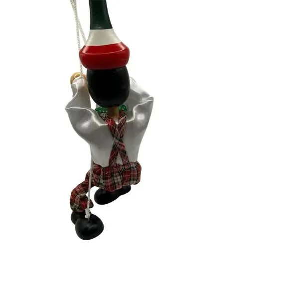 Vintage Wooden Pinocchio Marionette String Puppet - Picture 3 of 4